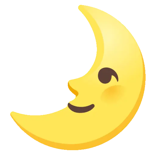 Moon Face First Quarter