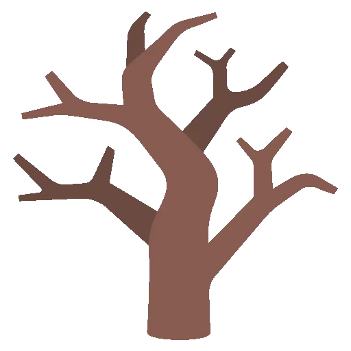 Leafless شجرة